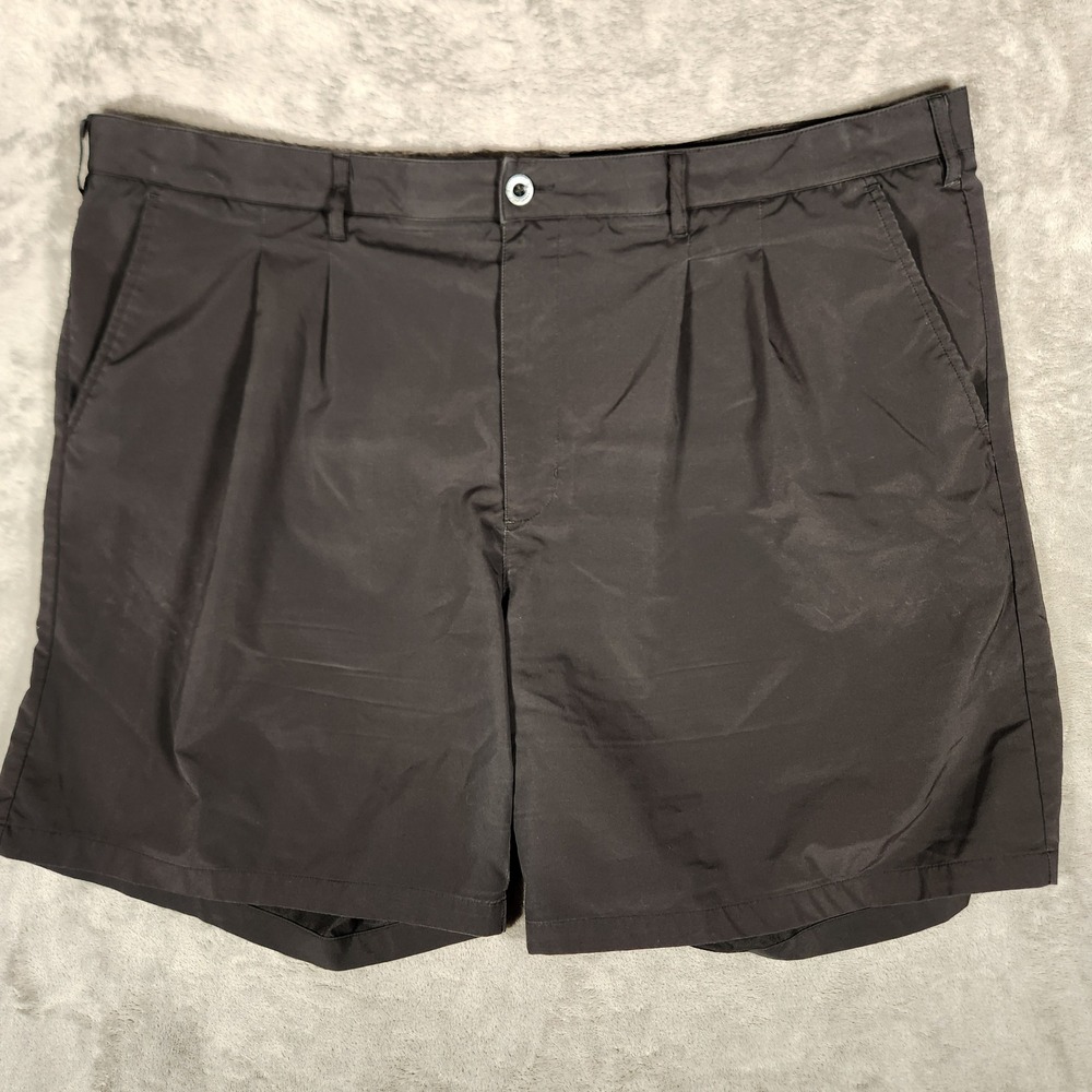 Reebok Golf Performance Shorts Mens 50 Black Excellent Pleated RG4444